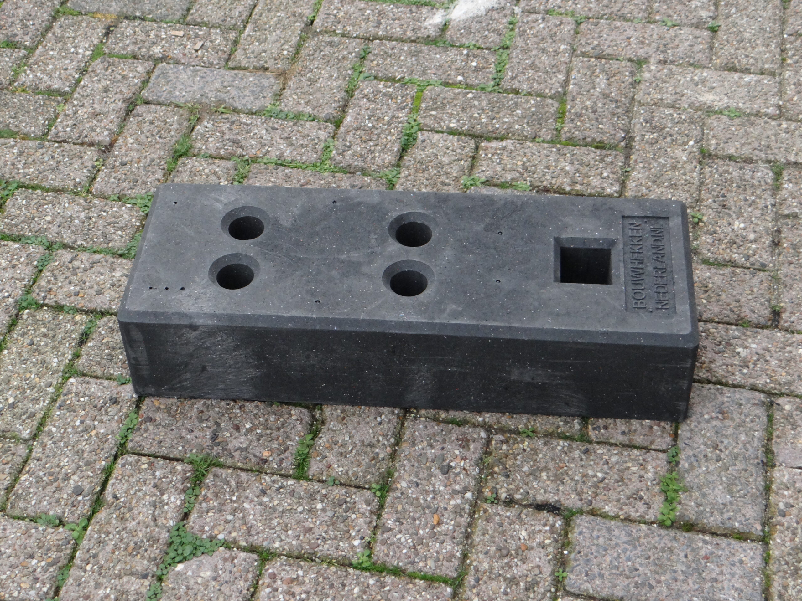 Kunststof voet bouwhek